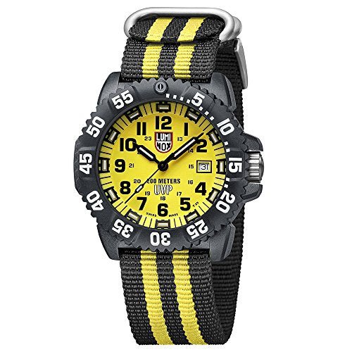 Luminox Men's 3955SET Navy Seal Colormark Yellow Watch - Maple City Timepieces