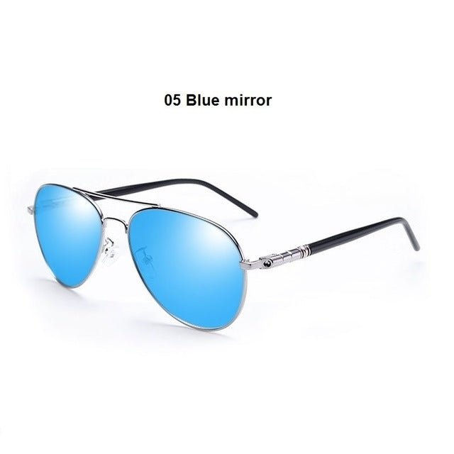 Luxury Men&#39;s Polarized Sunglasses Driving Sun Glasses For Men Women Brand Designer Male Vintage Black Pilot Sunglasses UV400 - Maple City Timepieces