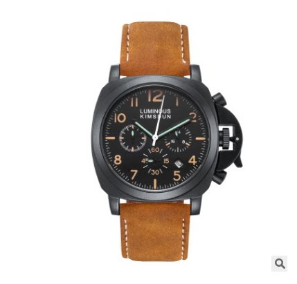 Luxury Top Brand Sport Watch Men Waterproof Quartz Brown Leather Military Wrist Watch Men Army Clock Male relojes hombre hodinky - Maple City Timepieces