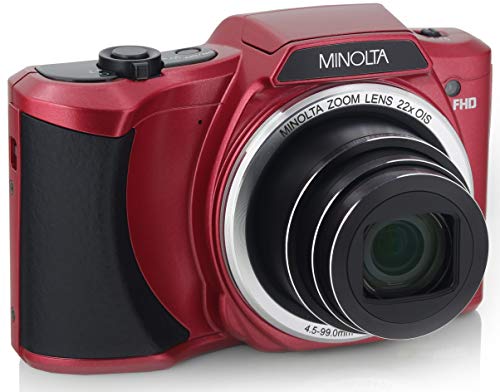 Minolta 20 Mega Pixels High Wi-Fi Digital Camera with 35x Optical Zoom, 1080p HD Video & 3" LCD, Black (MN35Z-BK) - Maple City Timepieces