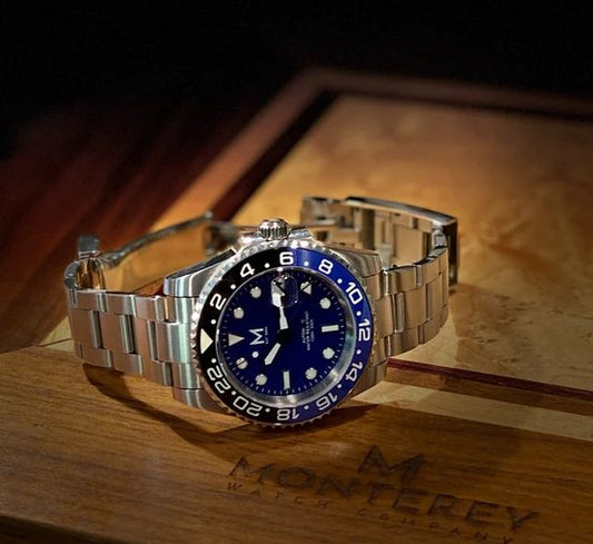 monterey - The Blacktip Signature GMT - Maple City Timepieces