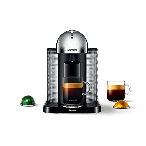 Nespresso Vertuo Coffee and Espresso Machine by Breville - Chrome - BNV220CRO1BUC1 - Maple City Timepieces