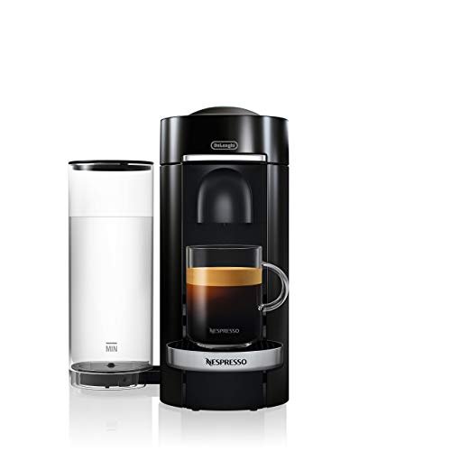 Nespresso VertuoPlus Deluxe Coffee and Espresso Maker by De'Longhi, Black (Certified Refurbished) - Maple City Timepieces
