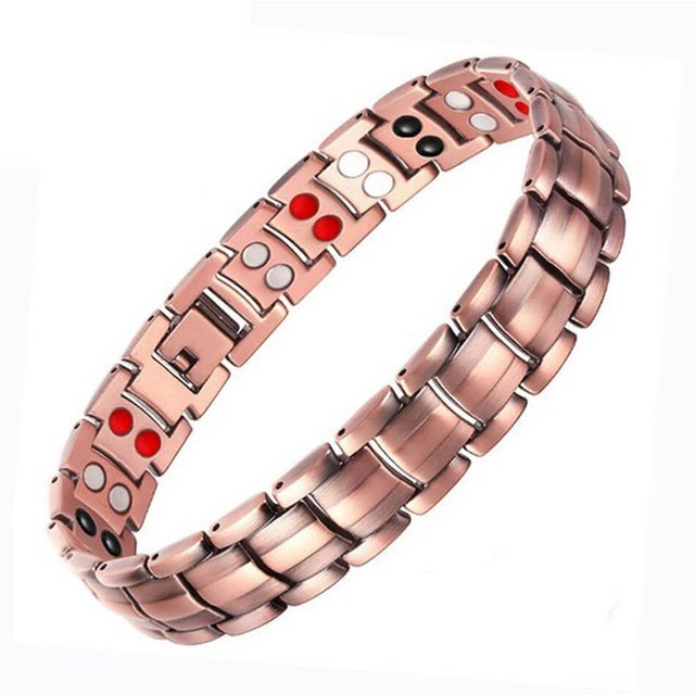 New 2021 Men&#39;s Magnetic Bracelet with Hook Buckle Clasp Therapy Bangles Man Health Care Weight Loose Jewelry Lady Bracelets - Maple City Timepieces