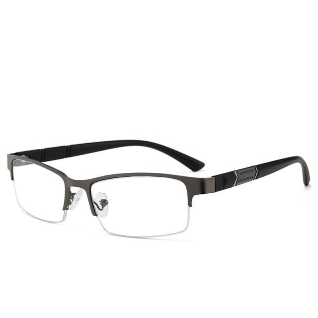 New Trend Reading Glasses Reading Glasses Men and Women High Quality Half Frame Diopters Business Office Men Reading Glasses - Maple City Timepieces