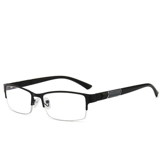 New Trend Reading Glasses Reading Glasses Men and Women High Quality Half Frame Diopters Business Office Men Reading Glasses - Maple City Timepieces