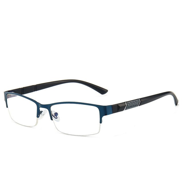 New Trend Reading Glasses Reading Glasses Men and Women High Quality Half Frame Diopters Business Office Men Reading Glasses - Maple City Timepieces