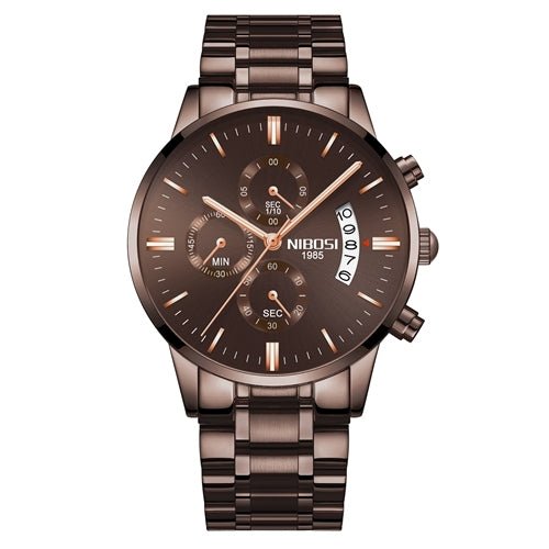 NIBOSI Relogio Masculino Men Watches Luxury Famous Top Brand Men&#39;s Fashion Casual Dress Watch Military Quartz Wristwatches Saat - Maple City Timepieces