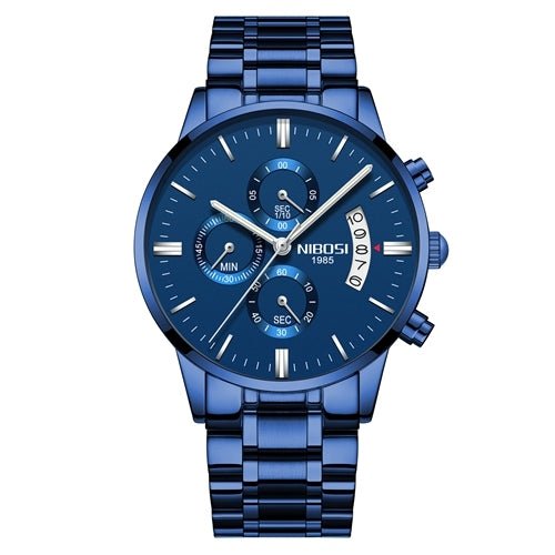 NIBOSI Relogio Masculino Men Watches Luxury Famous Top Brand Men&#39;s Fashion Casual Dress Watch Military Quartz Wristwatches Saat - Maple City Timepieces