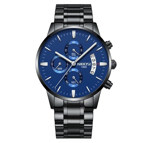 NIBOSI Relogio Masculino Men Watches Luxury Famous Top Brand Men&#39;s Fashion Casual Dress Watch Military Quartz Wristwatches Saat - Maple City Timepieces