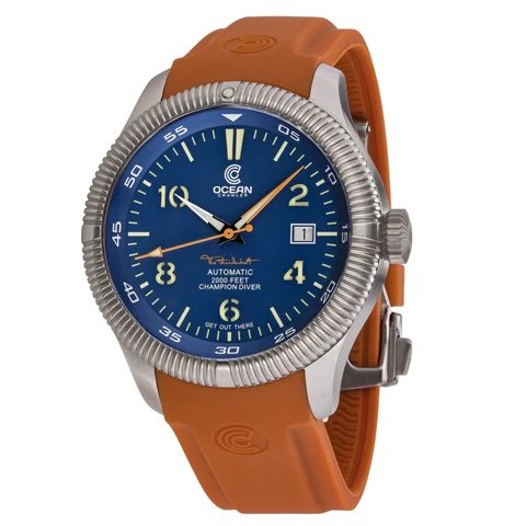 Ocean Crawler Champion Diver - Blue V2. - Maple City Timepieces