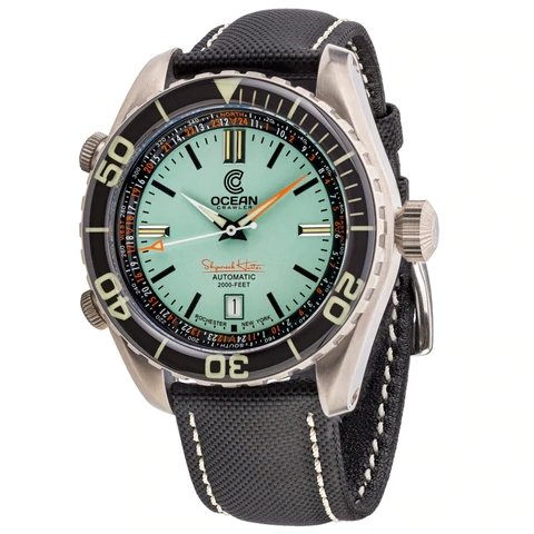 Ocean Crawler Ocean Navigator 45 - Aquamarine - Pre-Order - Maple City Timepieces