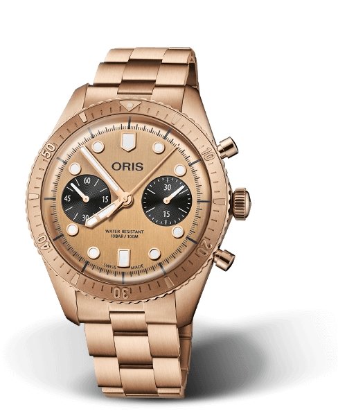 Oris Holestein Edition 2020 Golden Dial 43MM Automatic - Maple City Timepieces