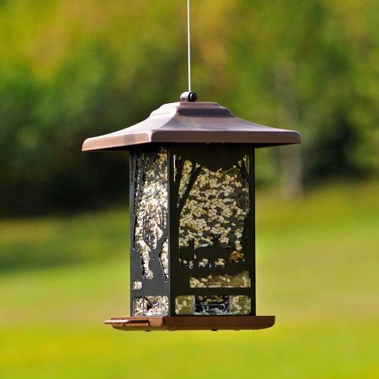 Perky-Pet 8504-2 Wilderness Lantern Wild Bird Feeder - Maple City Timepieces