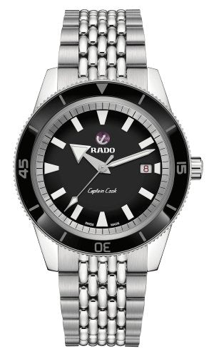 RADO Captain Cook Black Dial 42MM Automatic R32505153 - Maple City Timepieces