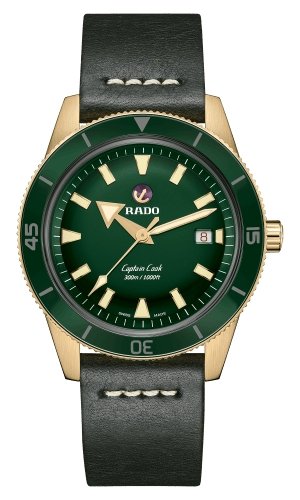 RADO Captain Cook Green Dial 42MM Automatic R32504315 - Maple City Timepieces