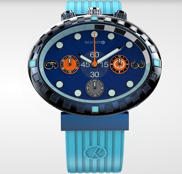 Restrepo - Octopus 4.2 Atlantic Blue Deep - Maple City Timepieces