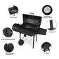 Royal Gourmet CC1830SC Charcoal Grill Offset Smoker with Cover, 811 Square Inches, Black, Outdoor Camping - Maple City Timepieces