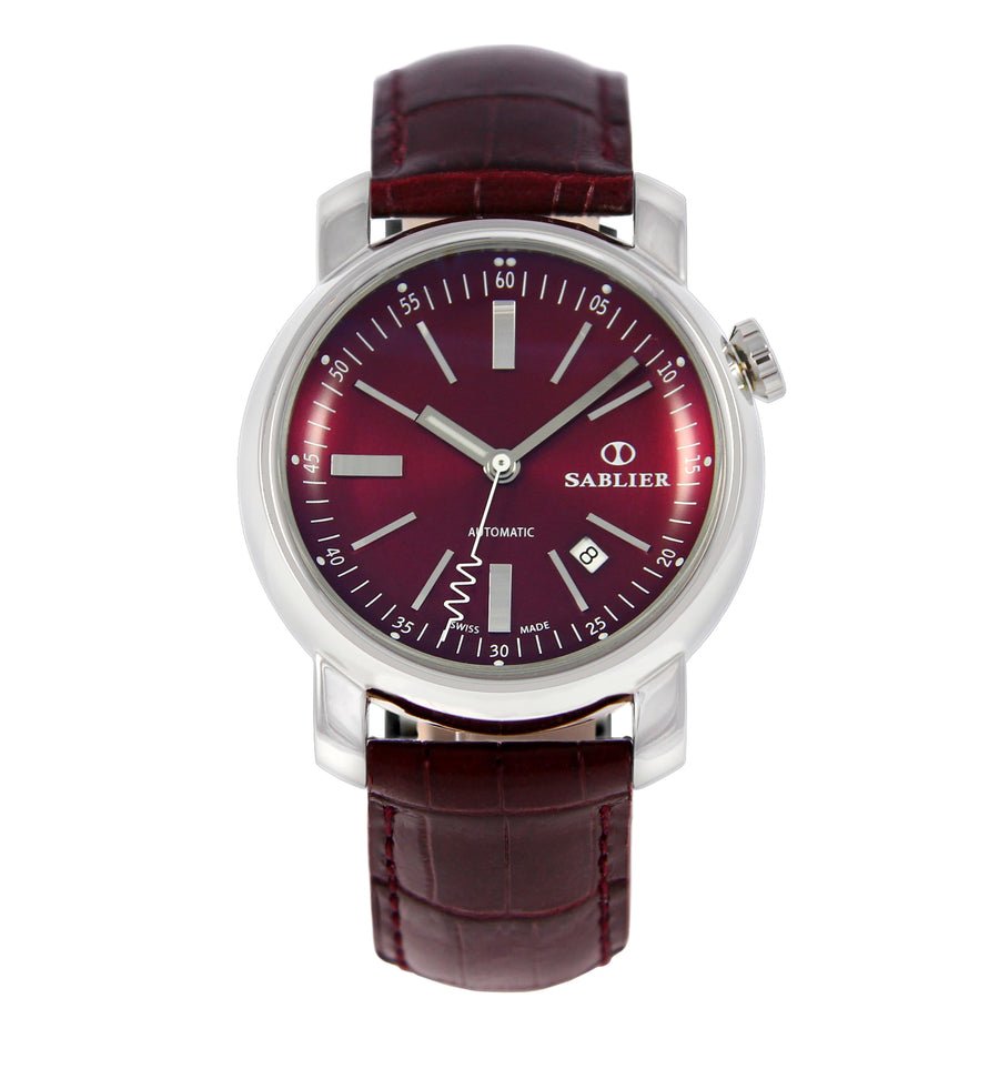 Sablier Grand Cru II (44 mm) Burgundy for Men - Maple City Timepieces