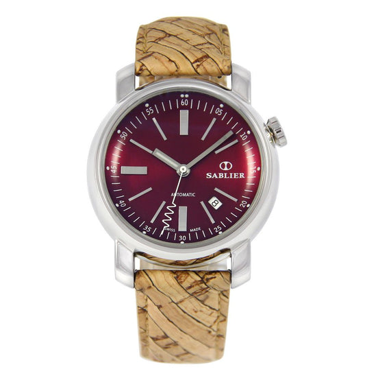 Sablier Grand Cru II (44 mm) Burgundy for Men - Maple City Timepieces