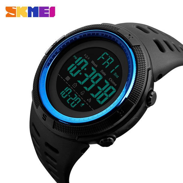 SKMEI Brand Men Sports Watches Fashion Chronos Countdown Waterproof LED Digital Watch Man Military Wrist Watch Relogio Masculino - Maple City Timepieces