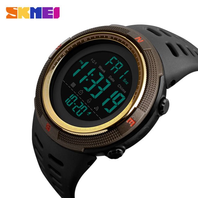SKMEI Brand Men Sports Watches Fashion Chronos Countdown Waterproof LED Digital Watch Man Military Wrist Watch Relogio Masculino - Maple City Timepieces