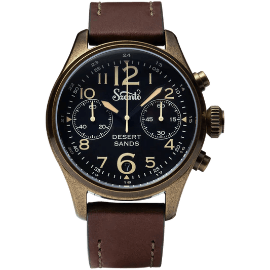 Szanto Desert Sands Chrongraph 4552 - Maple City Timepieces