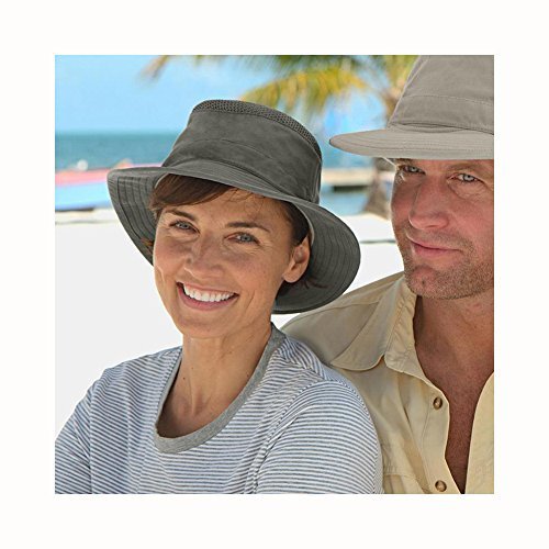 Tilley Mens Womens T5MO Lightweight Water Repellent Breathable Guaranteed for Life Organic Airflo Hat Blue - Maple City Timepieces