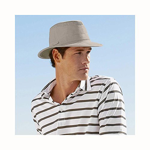 Tilley Mens Womens T5MO Lightweight Water Repellent Breathable Guaranteed for Life Organic Airflo Hat Blue - Maple City Timepieces