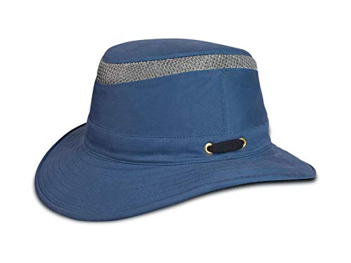 Tilley Mens Womens T5MO Lightweight Water Repellent Breathable Guaranteed for Life Organic Airflo Hat Blue - Maple City Timepieces