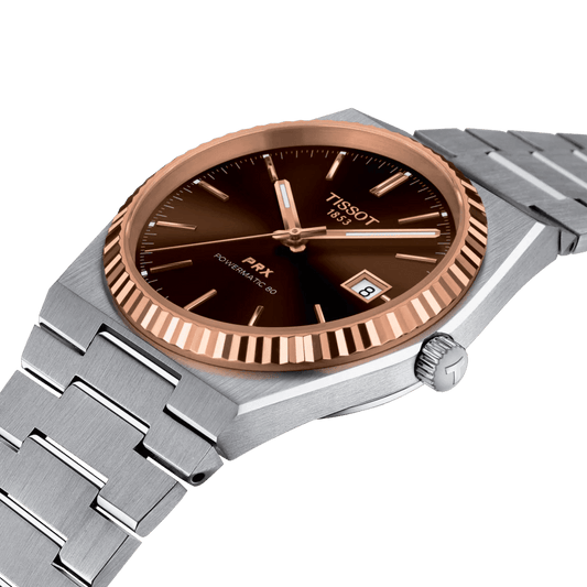 Tissot PRX Powermatic 80 Steel & 18K Gold - T931.407.41.291.00 - Maple City Timepieces