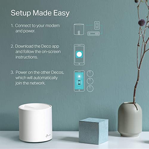 TP-Link Deco AXE5400 Tri-Band WiFi 6E Mesh System (Deco XE75) - Covers up to 5,500 Sq.Ft, Replaces WiFi Router and Extender, AI-Driven Mesh, New 6GHz Band, 2-Pack - Maple City Timepieces