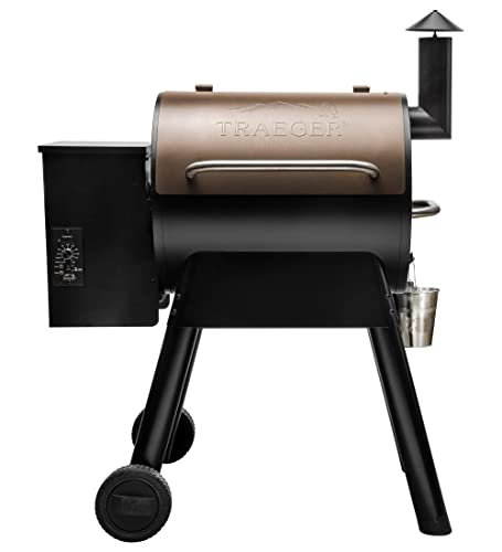 Traeger Grills Pro Series 22 Electric Wood Pellet Grill and Smoker, Bronze - Maple City Timepieces