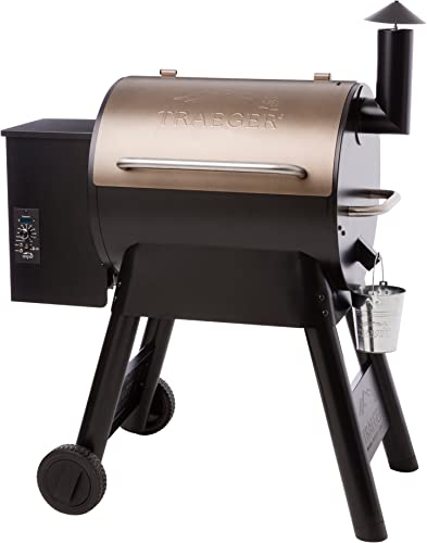 Traeger Grills Pro Series 22 Electric Wood Pellet Grill and Smoker, Bronze - Maple City Timepieces