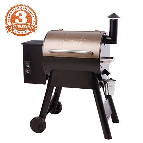 Traeger Grills Pro Series 22 Electric Wood Pellet Grill and Smoker, Bronze - Maple City Timepieces