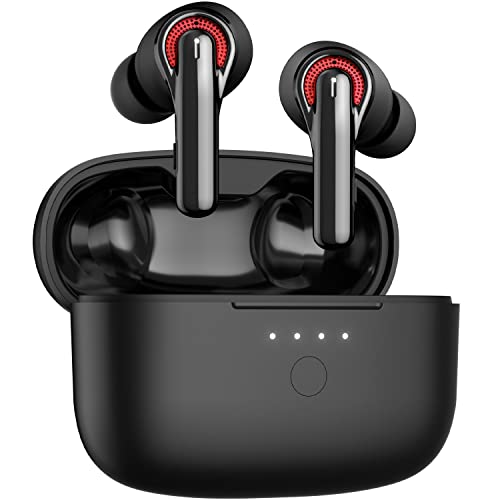 [Upgraded Version]2022 Wireless Earbuds, Tribit Qualcomm QCC3040 Bluetooth 5.2, 4 Mics CVC 8.0 Call Noise Reduction 50H Playtime Clear Calls Volume Control True Wireless Bluetooth Earbuds Headphones, FlyBuds C1 Black - Maple City Timepieces