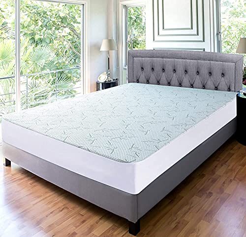 Utopia Bedding Premium Bamboo Waterproof Mattress Protector Full 340 GSM, Fits 15 Inches Deep, Easy Care - Maple City Timepieces