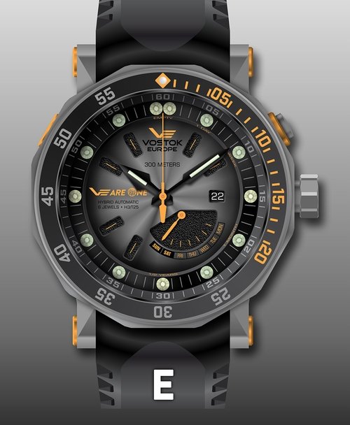 VEareONE Black Hybrid Automatic Titanium Watch PX84/620H449 - Maple City Timepieces