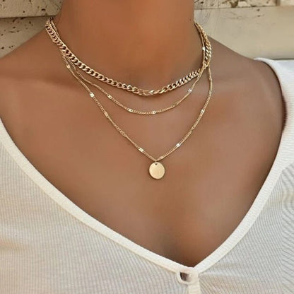 Vintage Necklace on Neck Gold Chain Women&#39;s Jewelry Layered Accessories for Girls Clothing Aesthetic Gifts Fashion Pendant 2022 - Maple City Timepieces