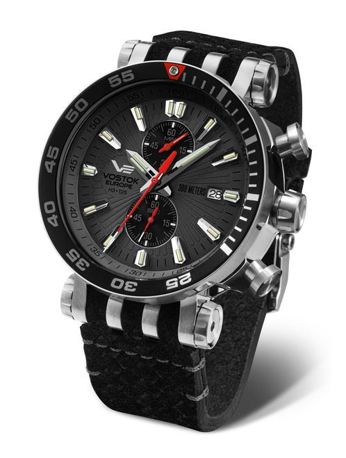 Vostok-Europe Energia Mecha-Quartz Chronograph - VK61-575A588 - Maple City Timepieces