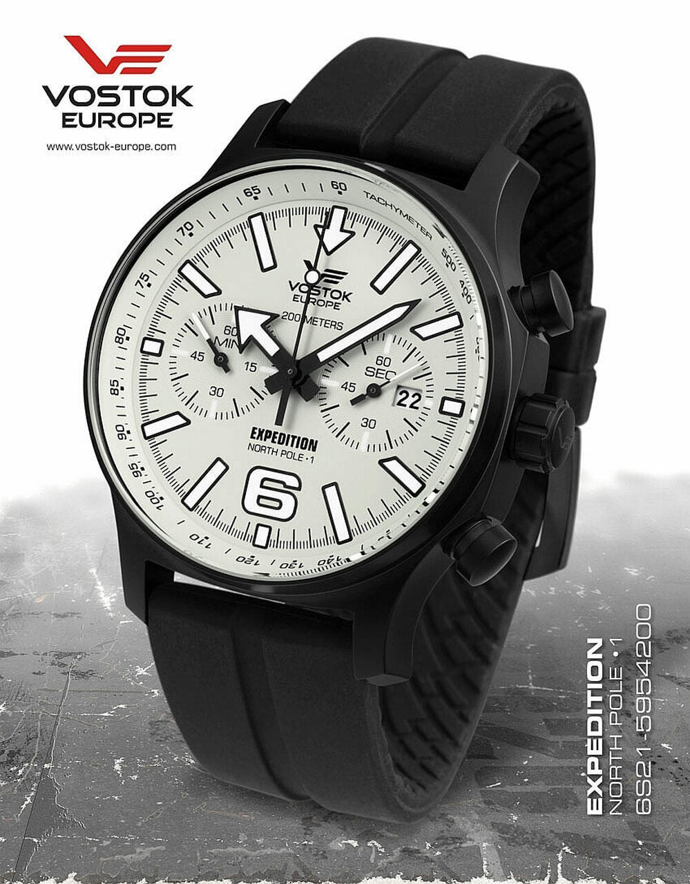 Vostok-Europe Expedition North Pole-1 (6S21/5954200S) - Maple City Timepieces
