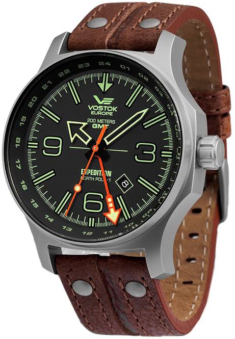 Vostok-Europe Expedition North Pole-1 Dual Time 515.24H-595A501 - Maple City Timepieces