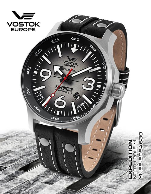 Vostok-Europe Expedition North Pole-1 (YN55/595A639) With Stainless Steel - Maple City Timepieces